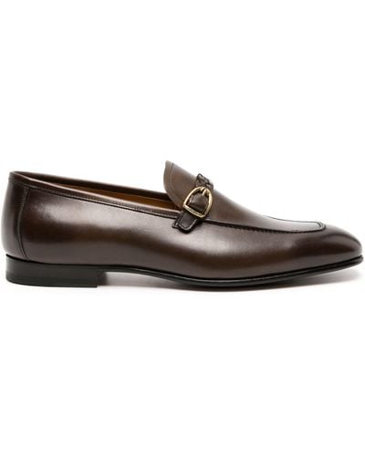 Tom Ford Martin Leather Loafers - Brown