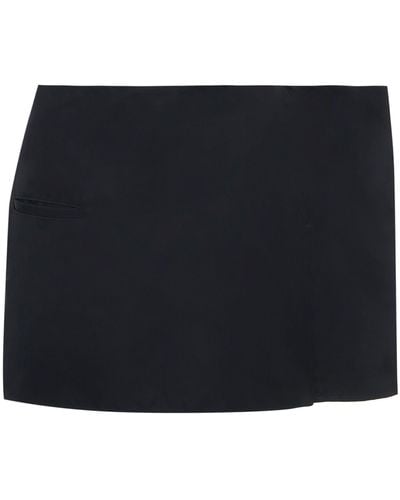 JW Anderson Side Panel Mini Skirt - Black