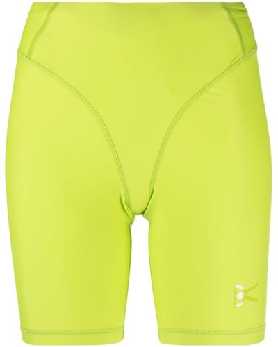 District Vision Pocketed Half Tight Shorts - Women's - Spandex/elastane/recycled Polyamide - Yellow