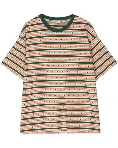 Bode Striped Cotton Shirt - Natural