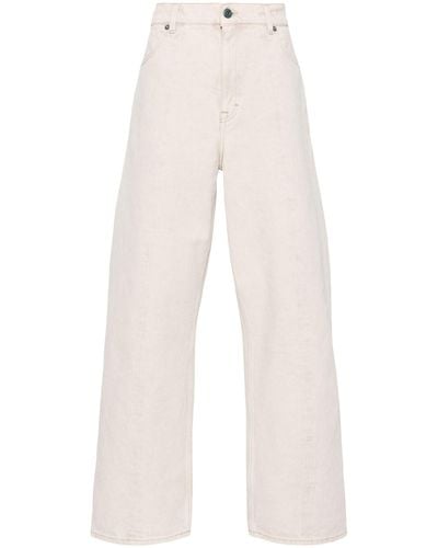 Our Legacy Beige wide-legged Jeans - White