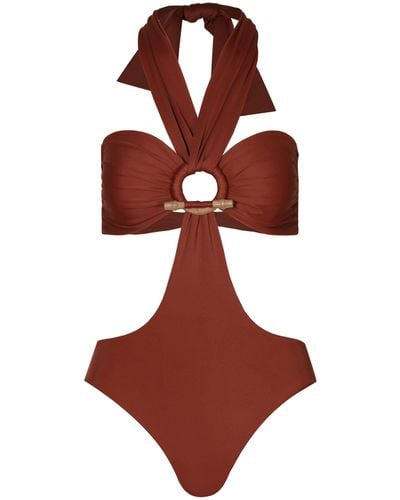 Johanna Ortiz Sacred Valley Cut-out Swimsuit