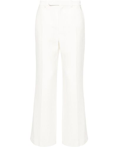 Casablancabrand Wide-leg Tailored Pants - White