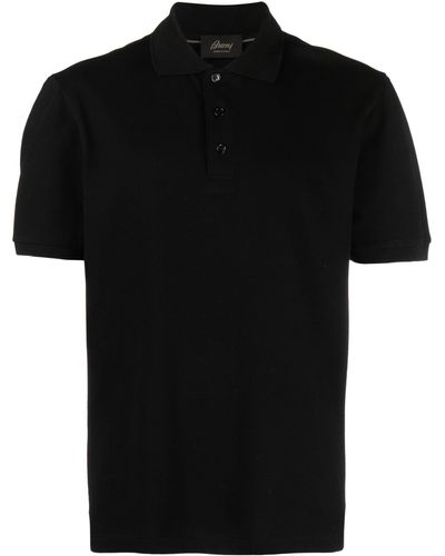 Brioni Short-sleeve Polo Shirt - Black