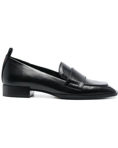 Aeyde Julie 25 Nappa Leather Loafers - Black