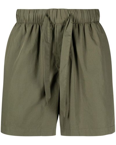 Tekla Organic Cotton Bermuda Shorts - Green