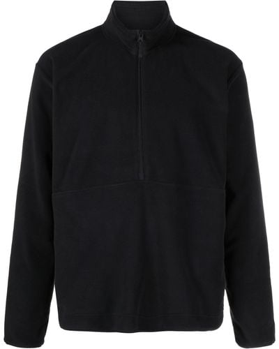 Goldwin Zip Up Fleece Sweatshirt - Black