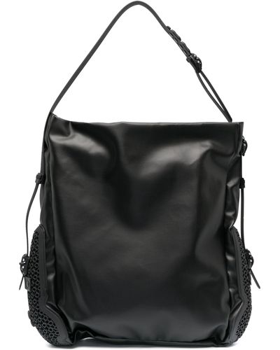 Innerraum Obo Faux Leather Shoulder Bag - Black