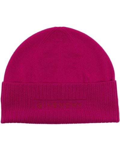 Givenchy 4g Wool Beanie - Red
