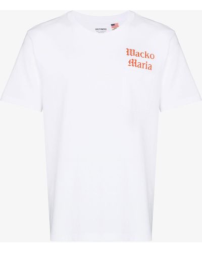 Wacko Maria Logo Cotton T-shirt - Men's - Cotton - White