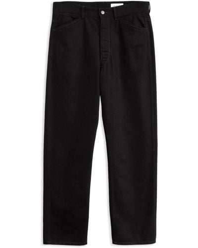 Lemaire Curve 5-pocket Jeans - Men's - Cotton - Black