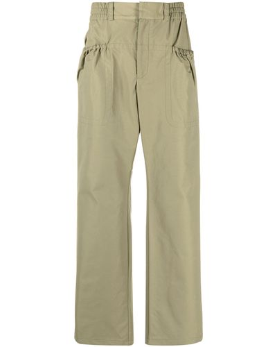 Paria Farzaneh Straight-leg Trousers - Men's - Polyester/cotton - Green