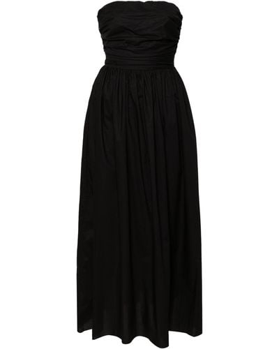 Matteau Aline Strapless Midi Dress - Black