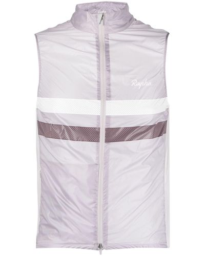 Rapha Brever Stripe Gilet - Men's - Polyester/nylon - Purple