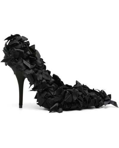 Balenciaga Marie-antoinette 110mm Bow-embellished Pumps - Black