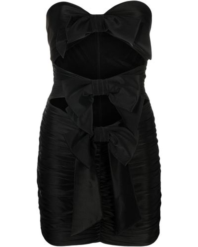 Alexandre Vauthier Cut-out Detail Bandeau Dress - Black