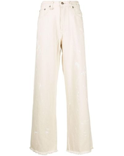 R13 Darcy Wide-leg Jeans - Natural