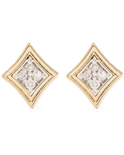 Adina Reyter 14k Yellow Make Your Move Diamond Stud Earrings - Metallic