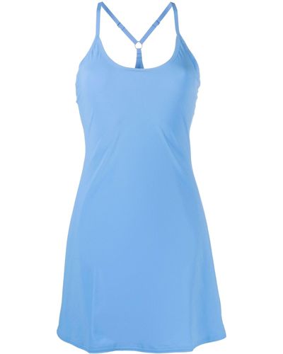 Outdoor Voices The Exercise Mini Dress - Women's - Spandex/elastane/recycled Nylon/nylon - Blue