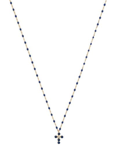Gigi Clozeau 18k Yellow Gold Cross Diamond Necklace - Women's - 18kt Gold Plated Silver - Metallic