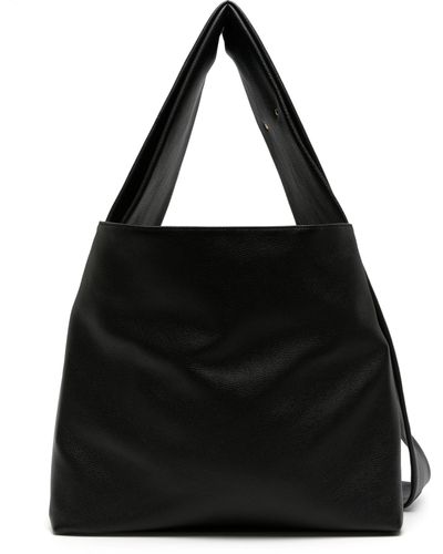 Tsatsas Shift Leather Tote Bag - Women's - Calf Leather - Black