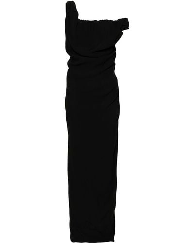 Vivienne Westwood Ginnie Gathered Maxi Dress - Women's - Viscose - Black