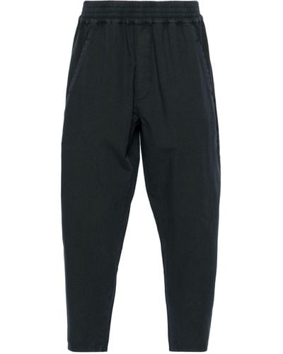 The Row Kaol Tapered Cotton Trousers - Blue