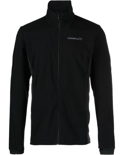 Norrøna Falketind Zip-front Fleece Jacket - Men's - Recycled Polyester/polyester - Black