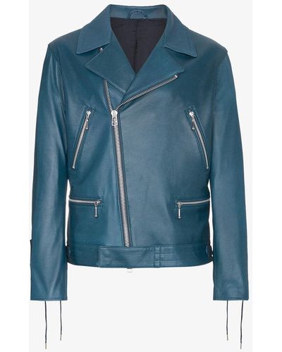 Yohji Yamamoto Blue Riders Leather Jacket