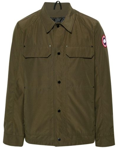 Canada Goose Burnaby Chore Shirt Jacket - Men's - Polyester/cotton - Green