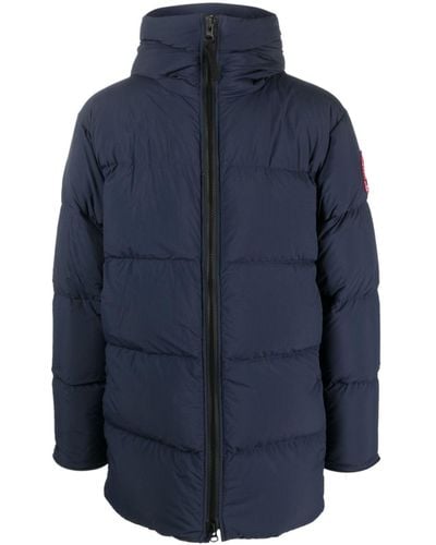 Canada Goose Lawrence Hooded Quilted Coat - Blue
