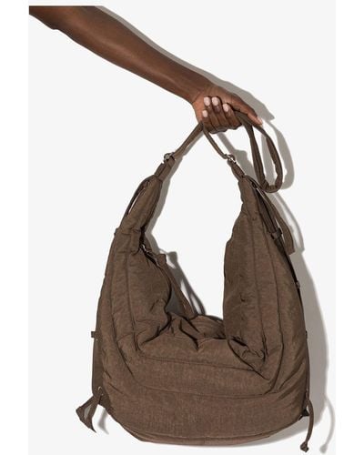 Lemaire Soft Canvas Cross Body Bag - Brown