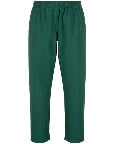 Outdoor Voices Cropped Track Pants - Green