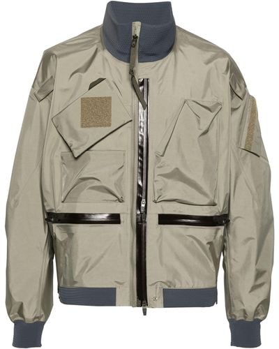 ACRONYM Zip-pocket Bomber Jacket - Grey
