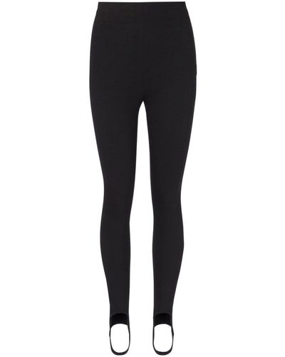 Balmain Stirrup-cuff leggings - Black