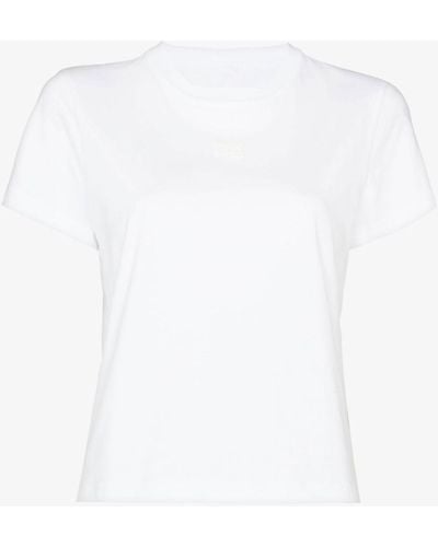 Alexander Wang Logo Print Cotton T-shirt - Women's - Cotton - White
