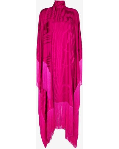 ‎Taller Marmo Mrs Ross Fringed Maxi Dress - Pink