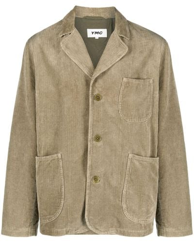 YMC Scuttlers Corduroy Jacket - Men's - Cotton/linen/flax - Natural