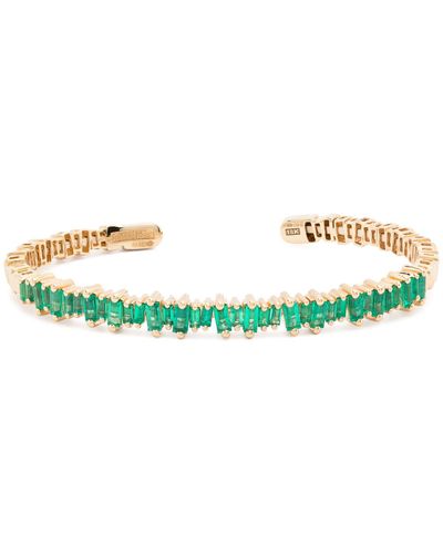 Suzanne Kalan 18k Yellow Bold Emerald Bracelet - Metallic