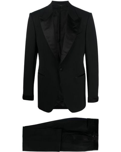 Tom Ford Two-piece Single-breasted Dinner Suit - Black
