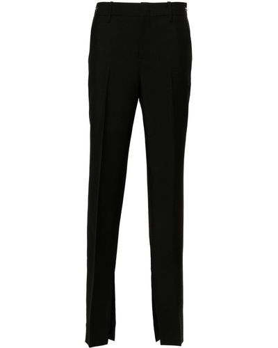 Gucci Mohair Wool Trousers - Black