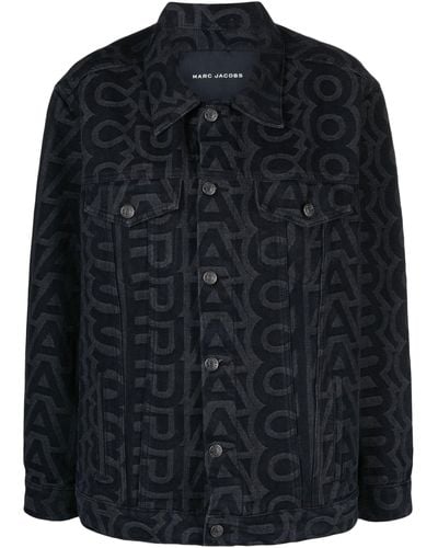 Marc Jacobs The Monogram Denim Jacket - Black