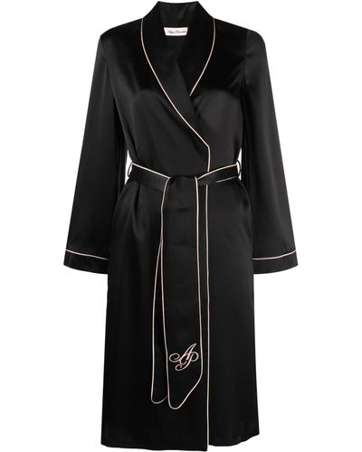 Agent Provocateur Classic Pj Dressing Gown - Black