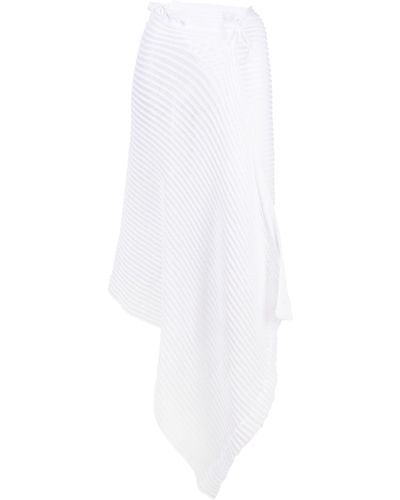 a. roege hove Patricia Draped Skirt - Women's - Nylon/cotton - White