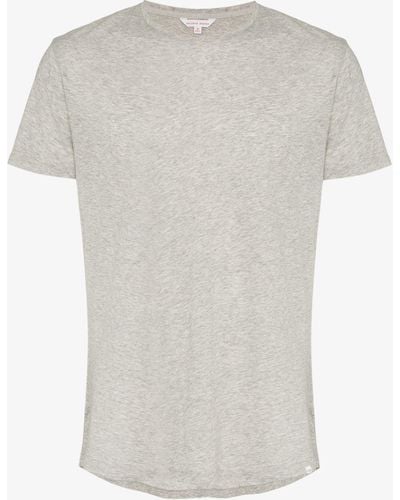 Orlebar Brown Short Sleeved Cotton T-shirt - Men's - Cotton - Gray