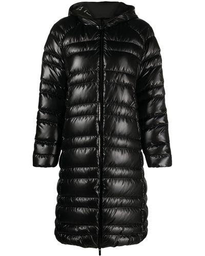 Moncler Apogon Hooded Quilted Ripstop Down Parka - Black