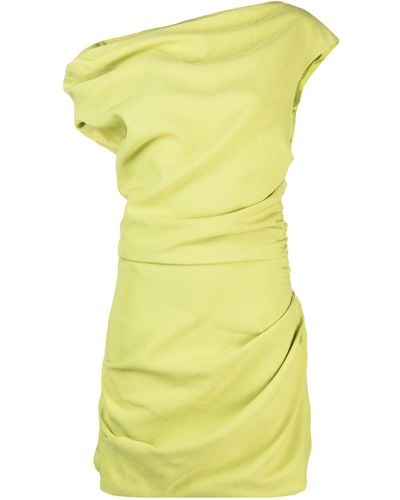 Paris Georgia Basics Remmy Mini Dress - Women's - Triacetate/polyester/rayon/viscose - Yellow