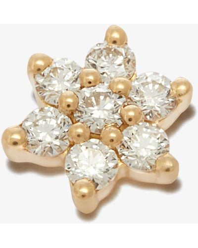Maria Tash 18k Yellow Flower Diamond Earring - Metallic