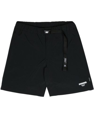 Neighborhood Multifunctional Belted Shorts - Black