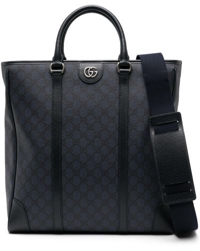 Gucci 'ophidia Medium' Shopper Bag - Black